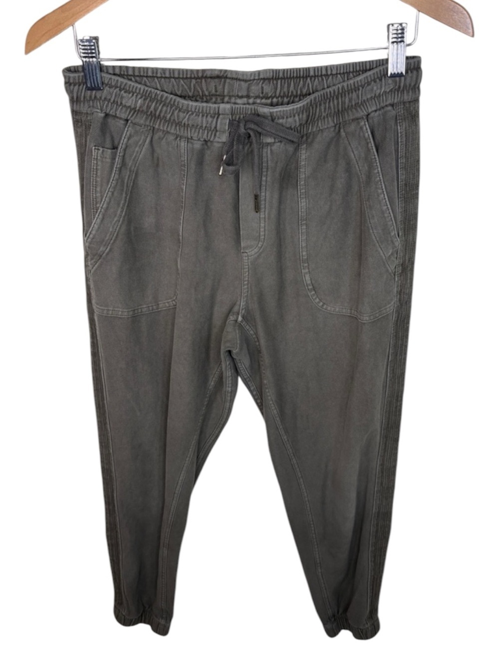 Athleta Farallon Grey Elastic Waist Jogger Pants Women Size 4